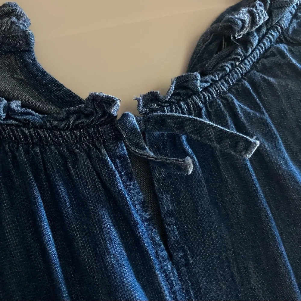 🌸3/$30🌸 GAP Denim Girls’ Country-Style Long Sleeve Dress 👗